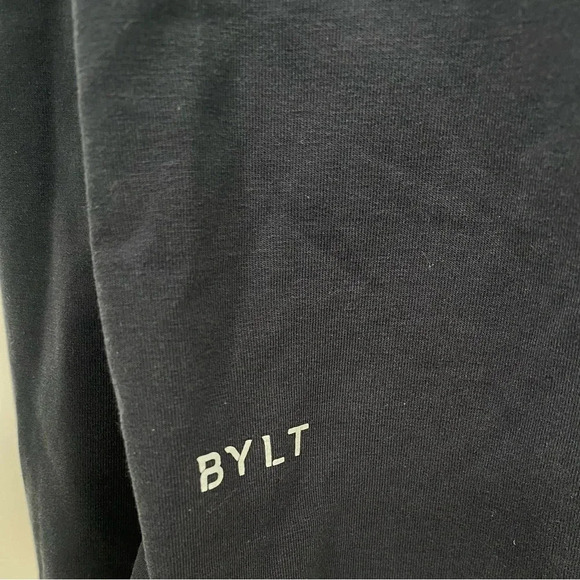 BYLT Drop Cut L/S Polo Shirt  Performance Athleisure Blue 2XL Stretch Mens - Picture 2 of 5